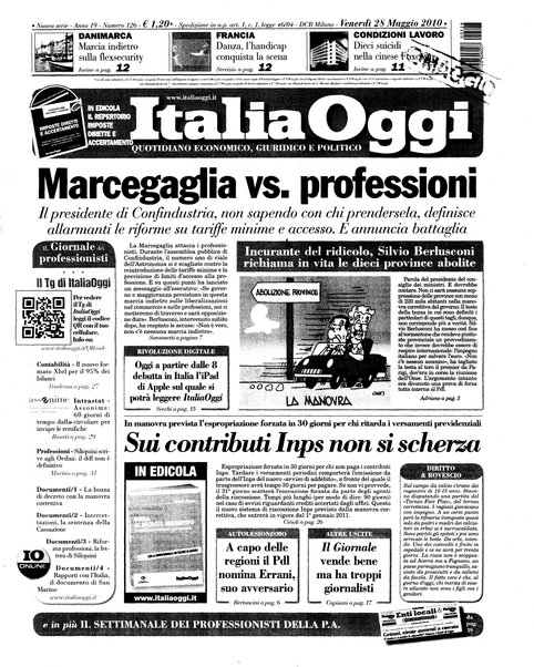 Italia oggi : quotidiano di economia finanza e politica